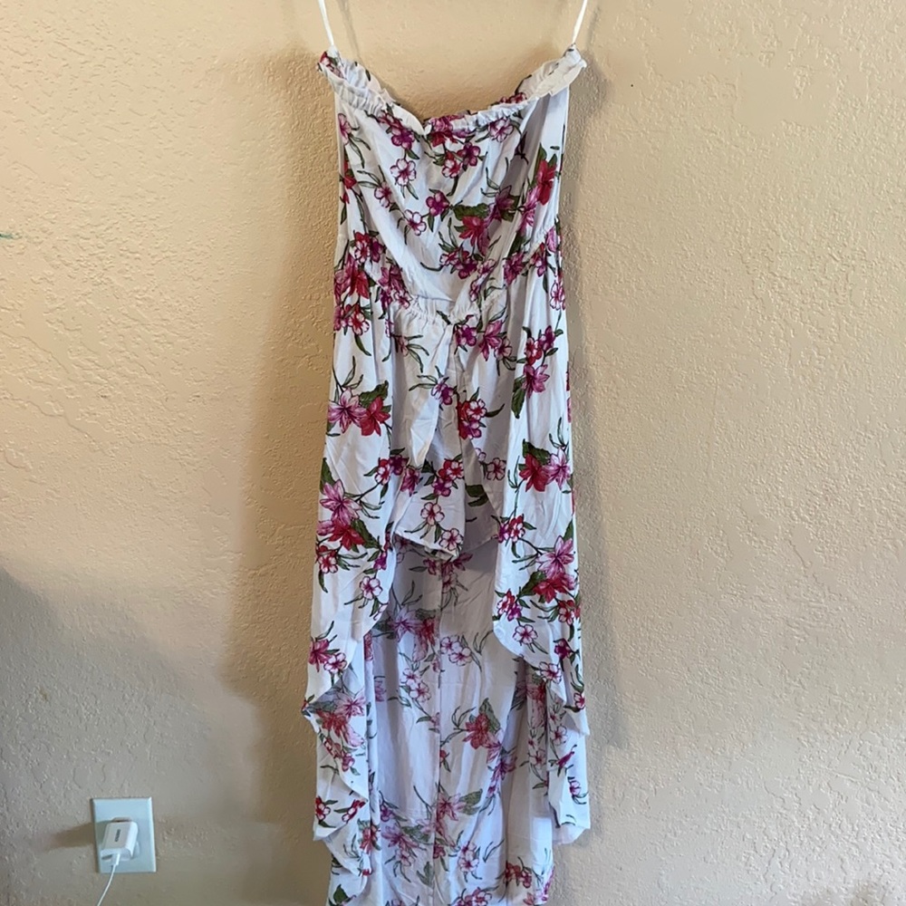 Flower print romper